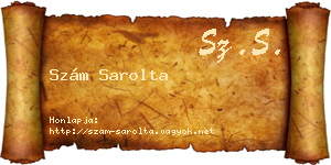 Szám Sarolta névjegykártya